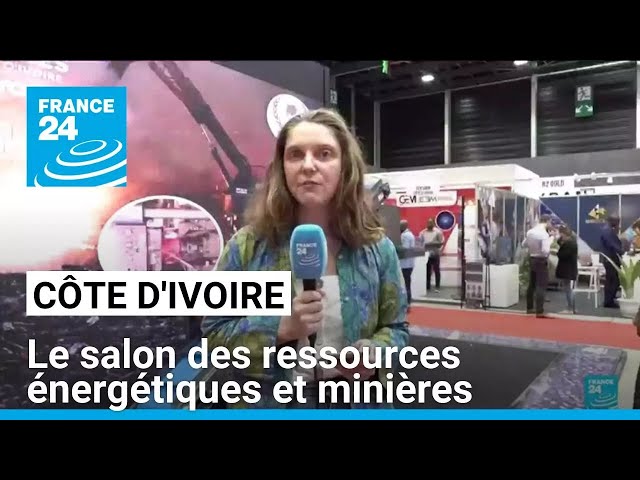 ⁣Côte d'Ivoire : le salon des ressources énergétiques et minières se tient à Abidjan