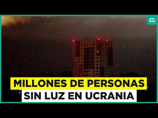 ⁣Millones de personas en Ucrania sin electricidad tras masivo ataque de Rusia: La respuesta de Putin