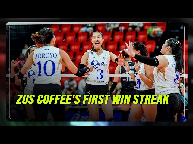 ⁣PVL: Zus Coffee rolls past Galeries for back-to-back wins