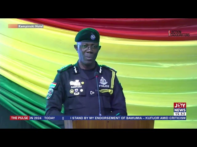 ⁣Election 2024: IGP assures Ghanaians of a peaceful election, more so than previous ones