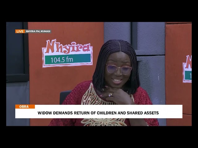 ⁣Widow demands return of children and shared asets - Obra on Adom TV (28-11-24)