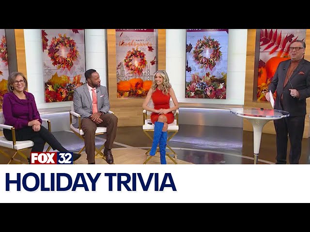 ⁣Good Day Chicago crew plays Thanksgiving trivia