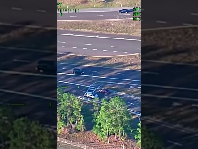 ⁣Dramatic high-speed chase in Florida