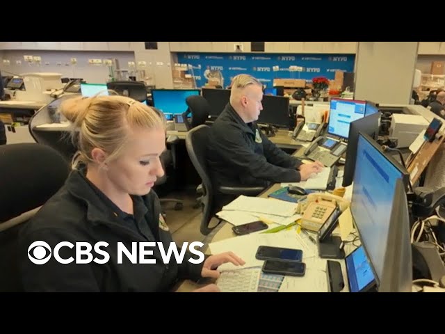 ⁣Inside the NYPD security at the Macy's Thanksgiving Day Parade