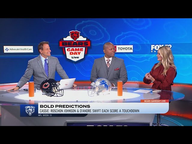 ⁣Bears Game Day Live: Bears-Lions bold predicitons