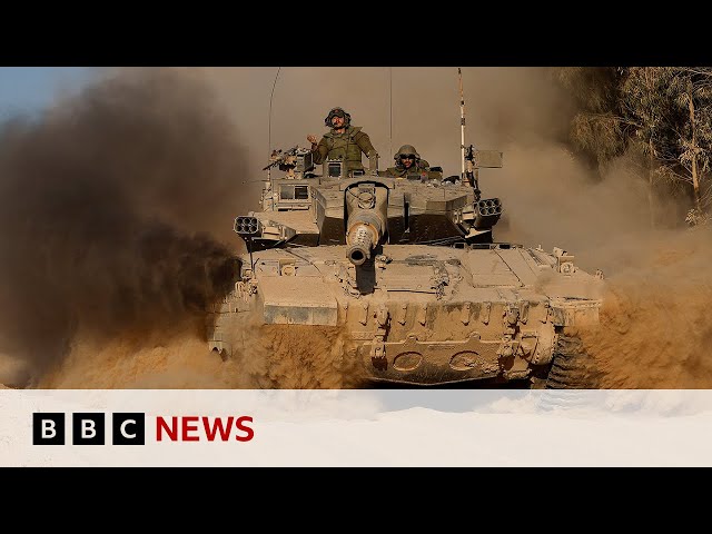 ⁣Israel building new military dividing line across Gaza, satellite images suggest | BBC News