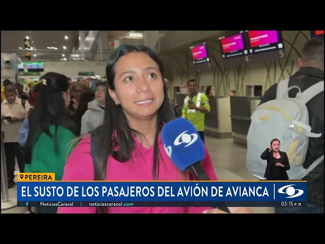 ⁣¿Cómo evacuaron a los pasajeros que vivieron susto en un avión de Avianca?