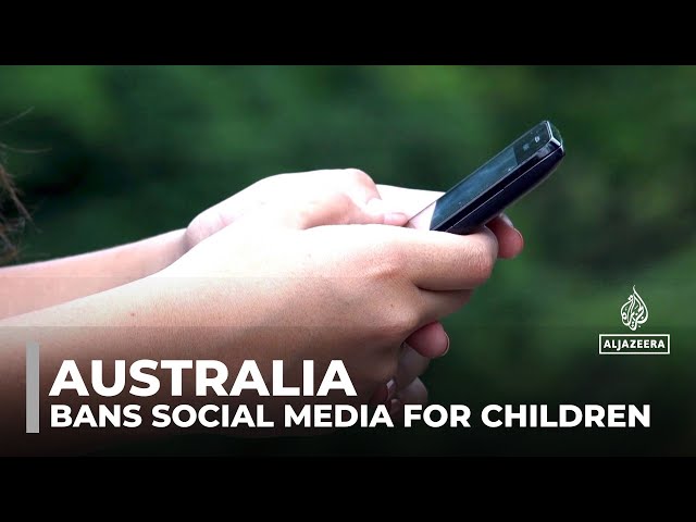 ⁣Australia passes legislation banning under-16s from social media