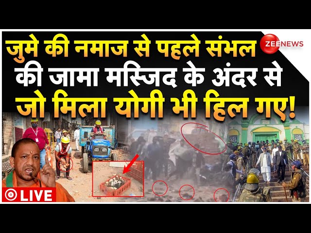 ⁣CM Yogi Big Action On Sambhal Mosque LIVE : जुमे से पहले संभल मस्जिद के अंदर जो मिला योगी भी हैरान!