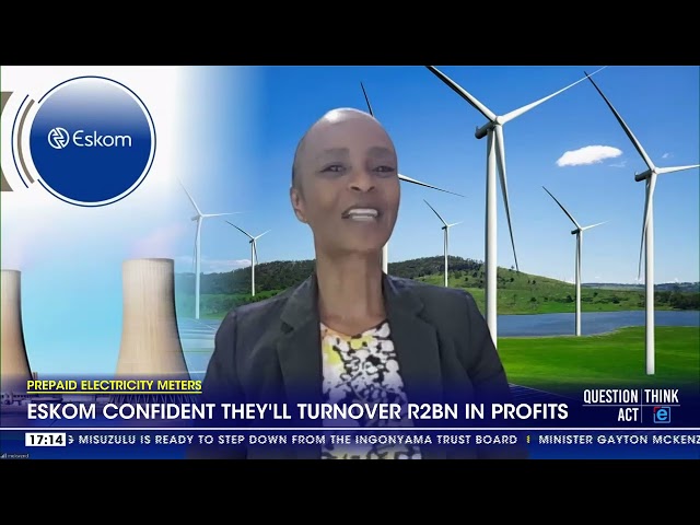 ⁣Eskom confident they'll turnover R2 billion in profits