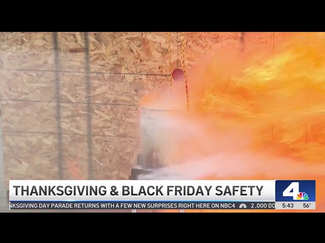 ⁣Safety tips to keep in mind for Thanksgiving and Black Friday