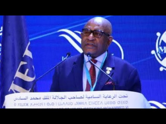 ⁣Discours d'AZALI ASSOUMANI lors de l'ouverture officielle du 16éme Forum Medays au Maroc