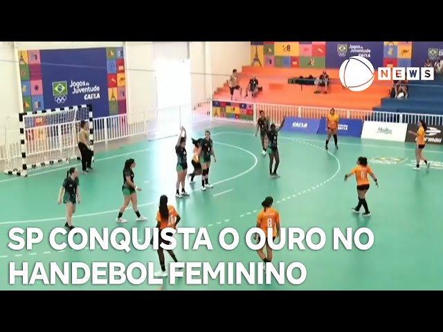 ⁣Jogos da Juventude 2024: São Paulo fica com o ouro no handebol feminino