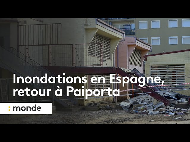 ⁣Inondations en Espagne, retour à Paiporta