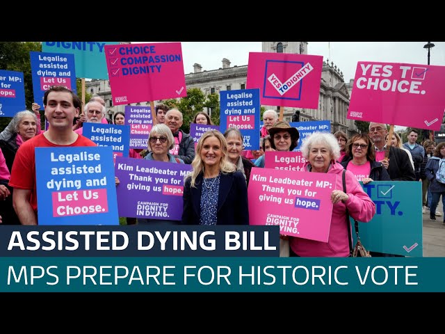 ⁣Parliament remains split as historic assisted dying vote looms | ITV News