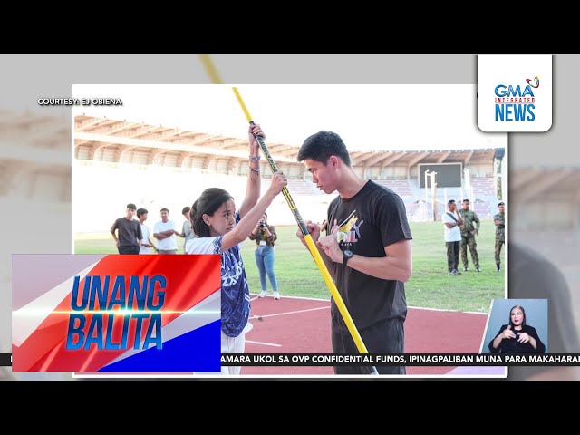 ⁣Pole vault facility ni EJ Obiena, pinasinayaan na | Unang Balita