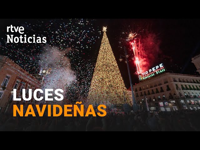 ⁣MADRID y BARCELONA encienden las LUCES de NAVIDAD, con ESPECTÁCULO de PIROTECNIA y CONCIERTOS | RTVE