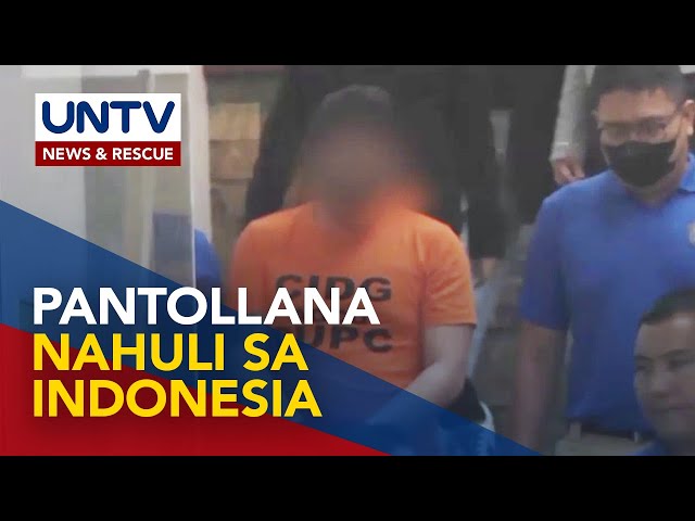 ⁣Filipino fugitive na sangkot sa malawakang scam, naaresto sa Indonesia at napabalik na sa PH