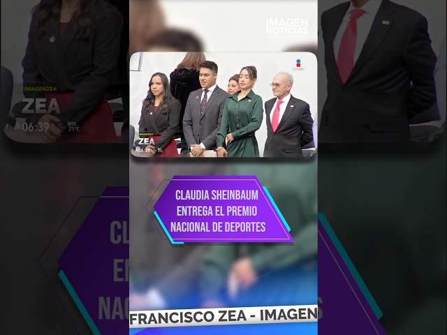 ⁣Claudia Sheinbaum entrega el Premio Nacional de Deportes | Shorts | Zea