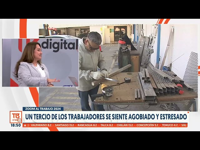 ⁣Zoom al trabajo 2024: un tercio de los trabajadores se siente agobiado y estresado