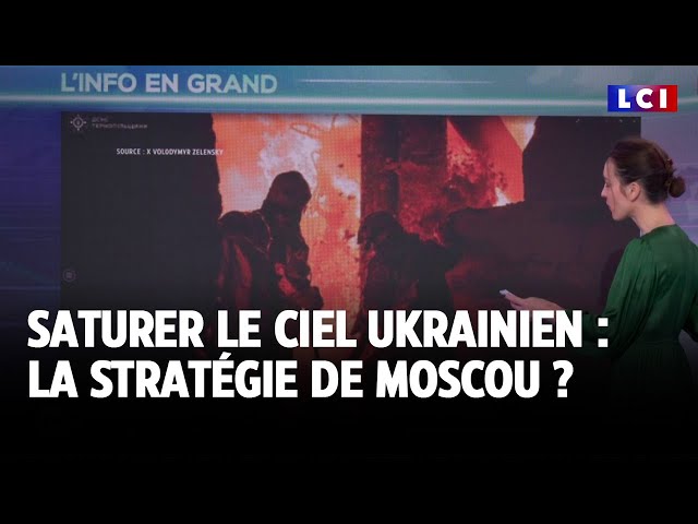 ⁣Saturer le ciel ukrainien : la stratégie de Moscou ?｜LCI