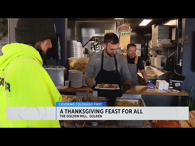 ⁣Thanksgiving feast presented for all at Golden Mill