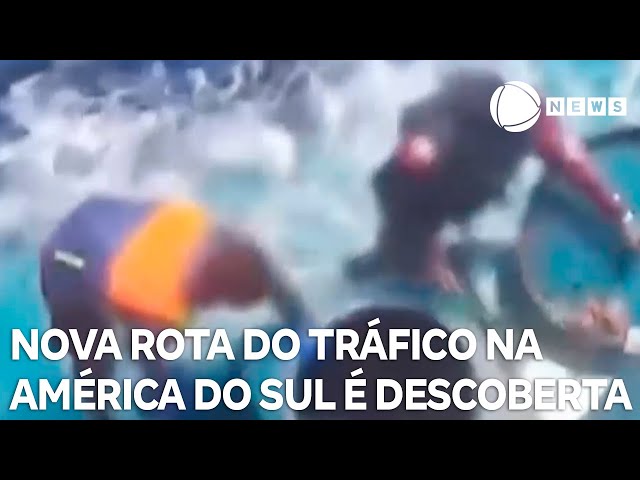 ⁣Polícia descobre nova rota de tráfico na América do Sul