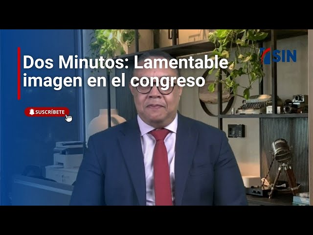 ⁣Dos Minutos: Lamentable imagen en el congreso | Noticias #SINyMuchoMás 28/11/2024