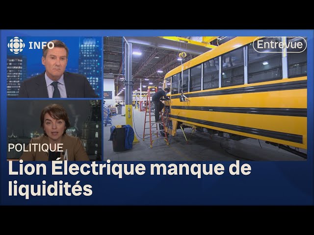 ⁣Lion Électrique connaît des difficultés financières