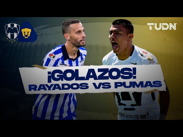 ⁣¡OBRAS DE ARTE! ⚽️ Los mejores GOLES en la rivalidad RAYADOS VS PUMAS | TUDN