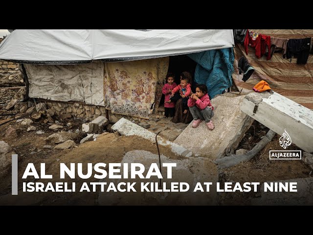 ⁣Attack on Al Nuseirat: At least nine killed in overcrowded refugee camp