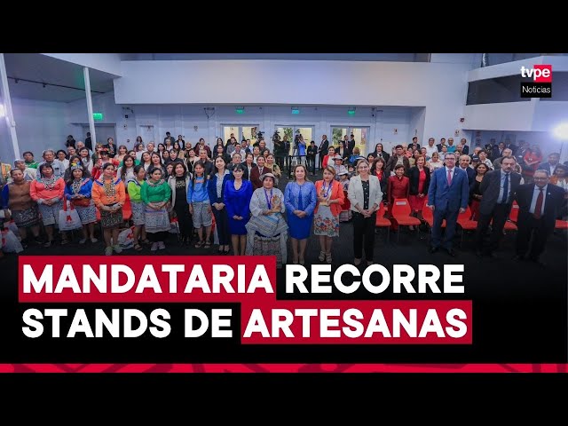 ⁣Presidenta Dina Boluarte participa en Premio Nacional de la Mujer Artesana