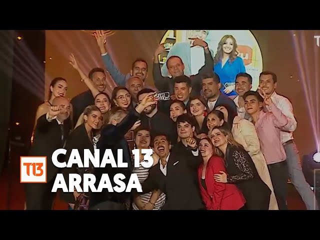 ⁣Canal 13 arrasó en los Premios Cordillera y ganó en ocho categorías