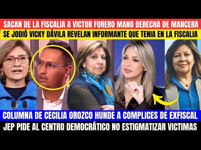 ⁣SACAN DE LA FISCALIA MANO DERECHA DE MANCERA.VICKY SE JODIÓ REVELAN SU FUENTE EN LA FISCALIA.JEP  CD