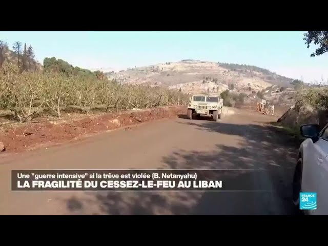 ⁣Israël et le Hezbollah s'accusent mutuellement de violer le cessez-le-feu • FRANCE 24