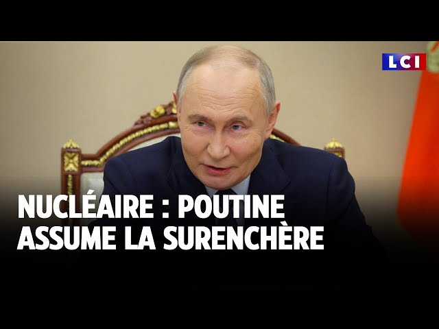 ⁣Nucléaire : Poutine assume la surenchère｜LCI