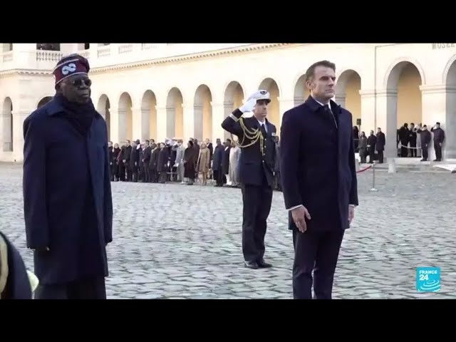 ⁣Le président nigérian Bola Tinubu en visite à Paris • FRANCE 24