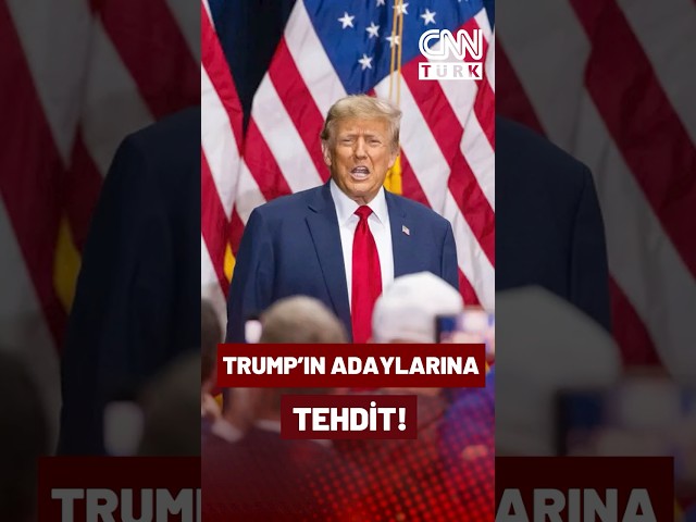 ⁣Donald Trump'ın Bakan Adayları Tehdit Edildi! FBI Açıklama Yaptı...