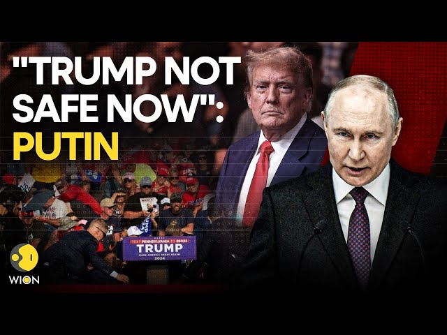 ⁣Putin Says "Trump Must Be Cautious, He's Not Safe Now" Post Assassination Attempts | 