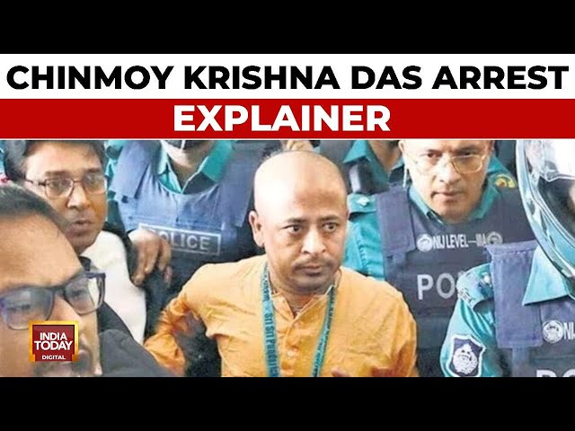 ⁣Chinmoy Krishna Das: All You Need To Know About His Arrest | Bangladesh Govt Vs Iskcon