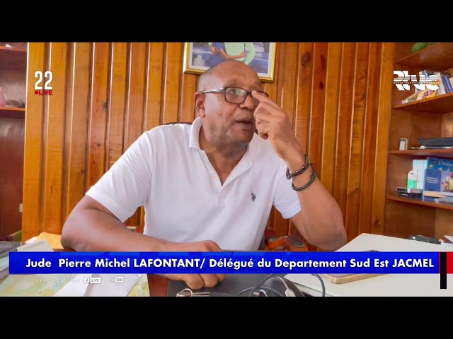 ⁣Jude Pierre Michel LAFONTANT delege depatmantal Sidēs la regrēt otorite yo nan Sidēs pa gen mwayen p