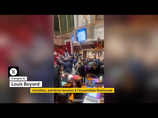 ⁣À l’Assemblée nationale, deux députés manquent d’en venir aux mains