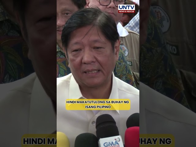 ⁣PBBM, kinumpirma na galing sa kaniya ang mensahe na nagsasabing "unimportant” si VP Sara