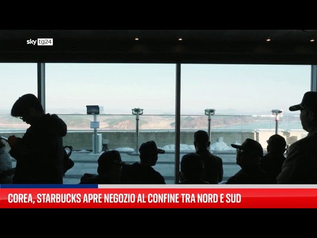 ⁣Corea, Starbucks apre negozio al confine tra Nord e Sud