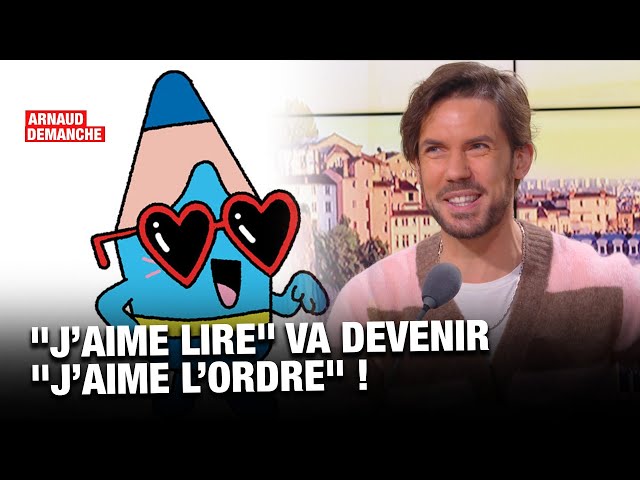 ⁣Arnaud Demanche: "J'aime lire" va devenir "J'aime l'ordre"