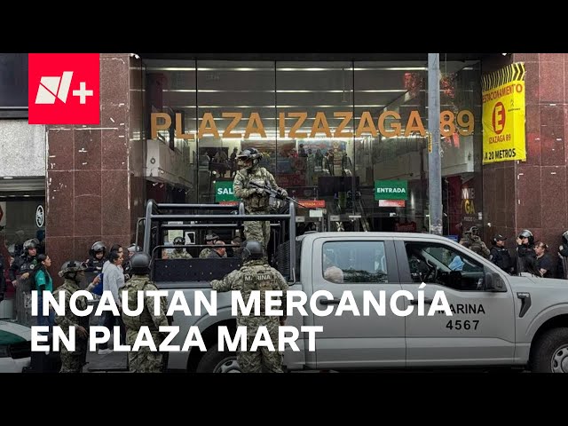 ⁣Incautan 90 mil artículos ilegales durante operativo en Plaza Mart - En Punto