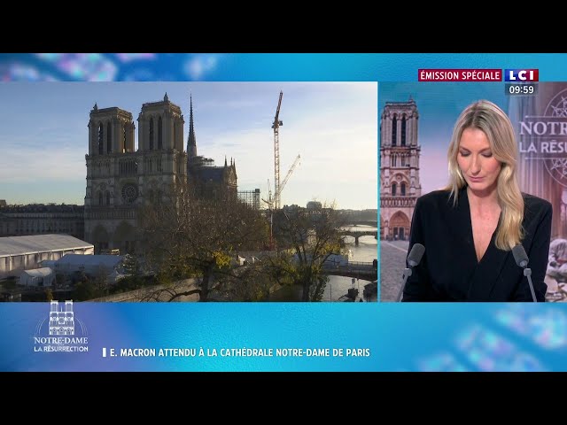 ⁣ EN DIRECT - "Notre-Dame, la résurrection" : suivez l'ultime visite de chantier sur L