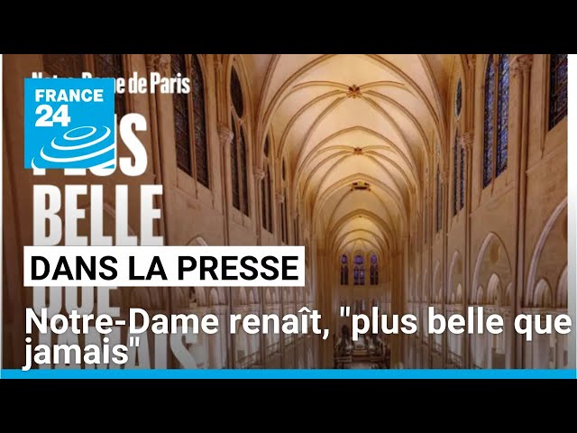 ⁣Notre-Dame renaît, "plus belle que jamais" • FRANCE 24