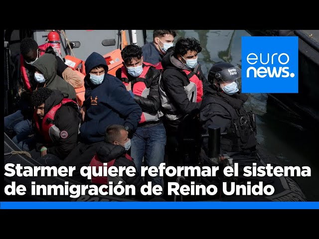 ⁣Keir Starmer desvela sus planes para cambiar el sistema de inmigración británico tras el récord d…