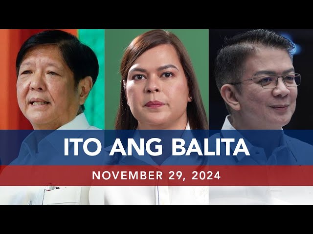 ⁣UNTV: Ito Ang Balita | November 29, 2024